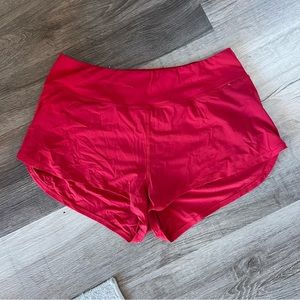 Red Jolyn Hewson running short